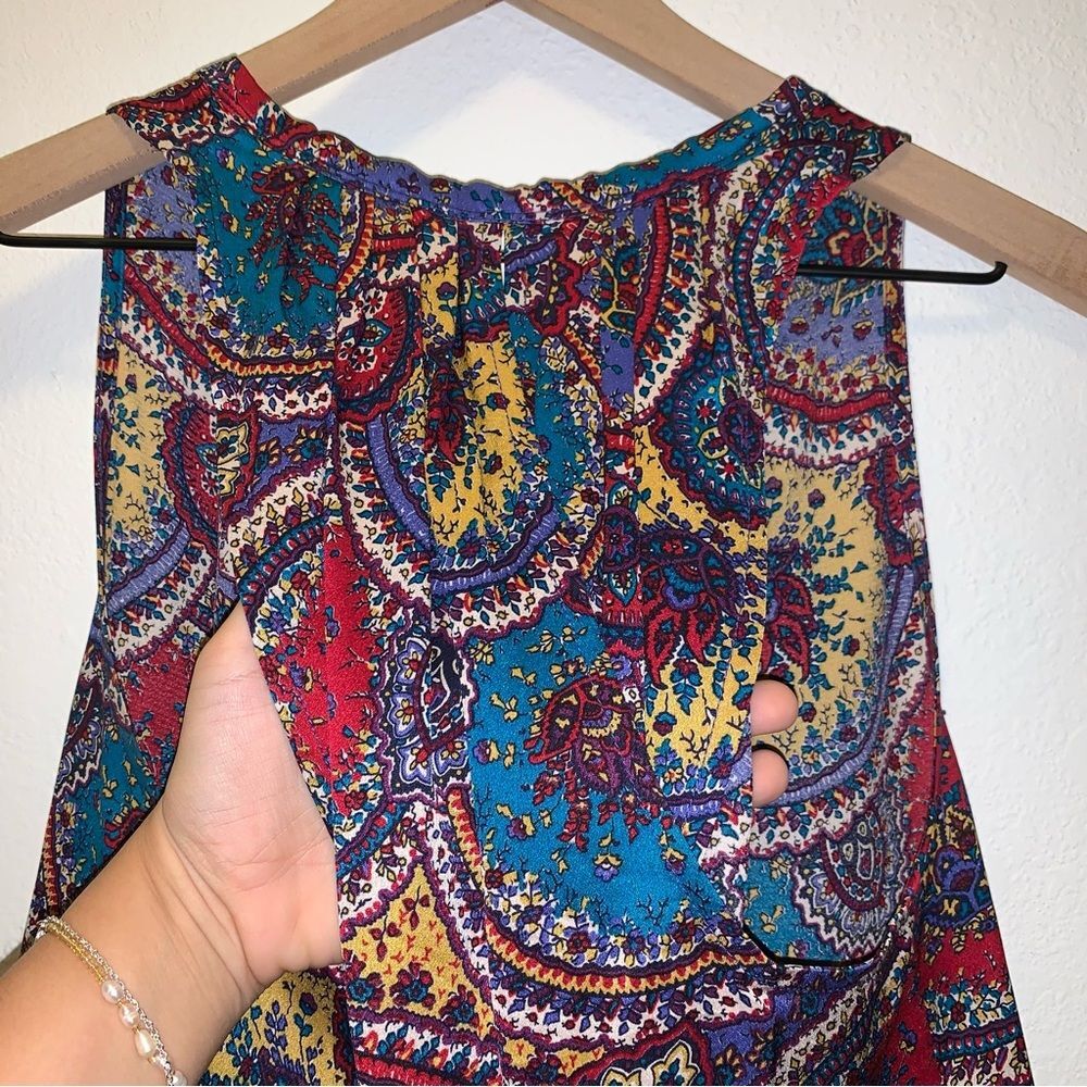 Marc Jacob’s 100% Silk Beautiful Sleeveless Top Medium - Picture 4 of 4